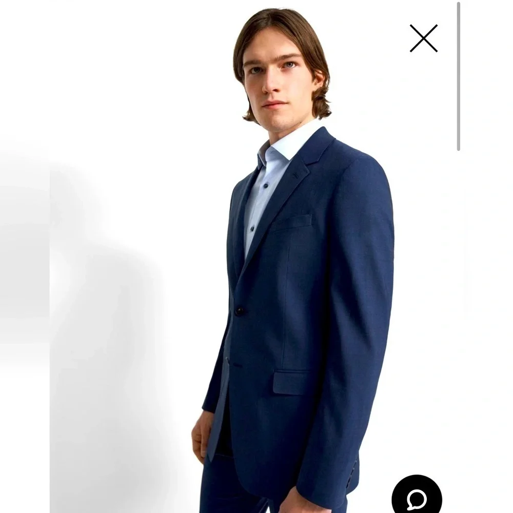 Theory mens Chambers blazer in blue size 40R